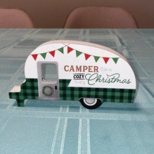 Wooden Farmhouse Christmas Sign Camper Cozy Christmas truck